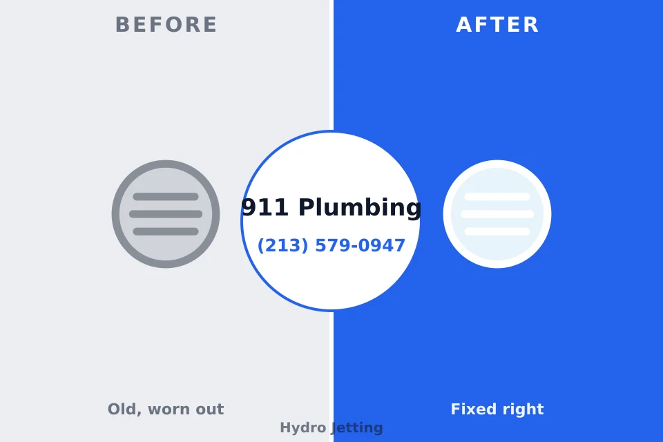 Before and after: plumbing repair Fuquay-Varina, NC